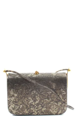 Minitaschen>Franco Bellini Minitasche braunwollweiß