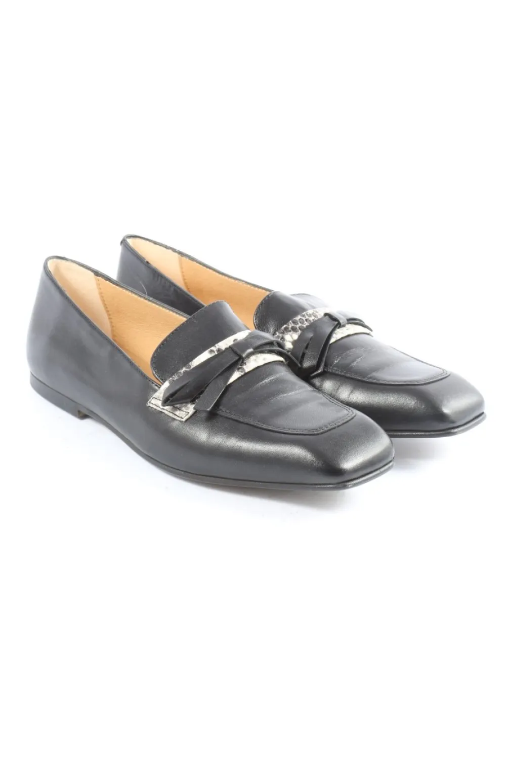 Mokassins>Heine Mokassins Größe 36 schwarzsilberfarben