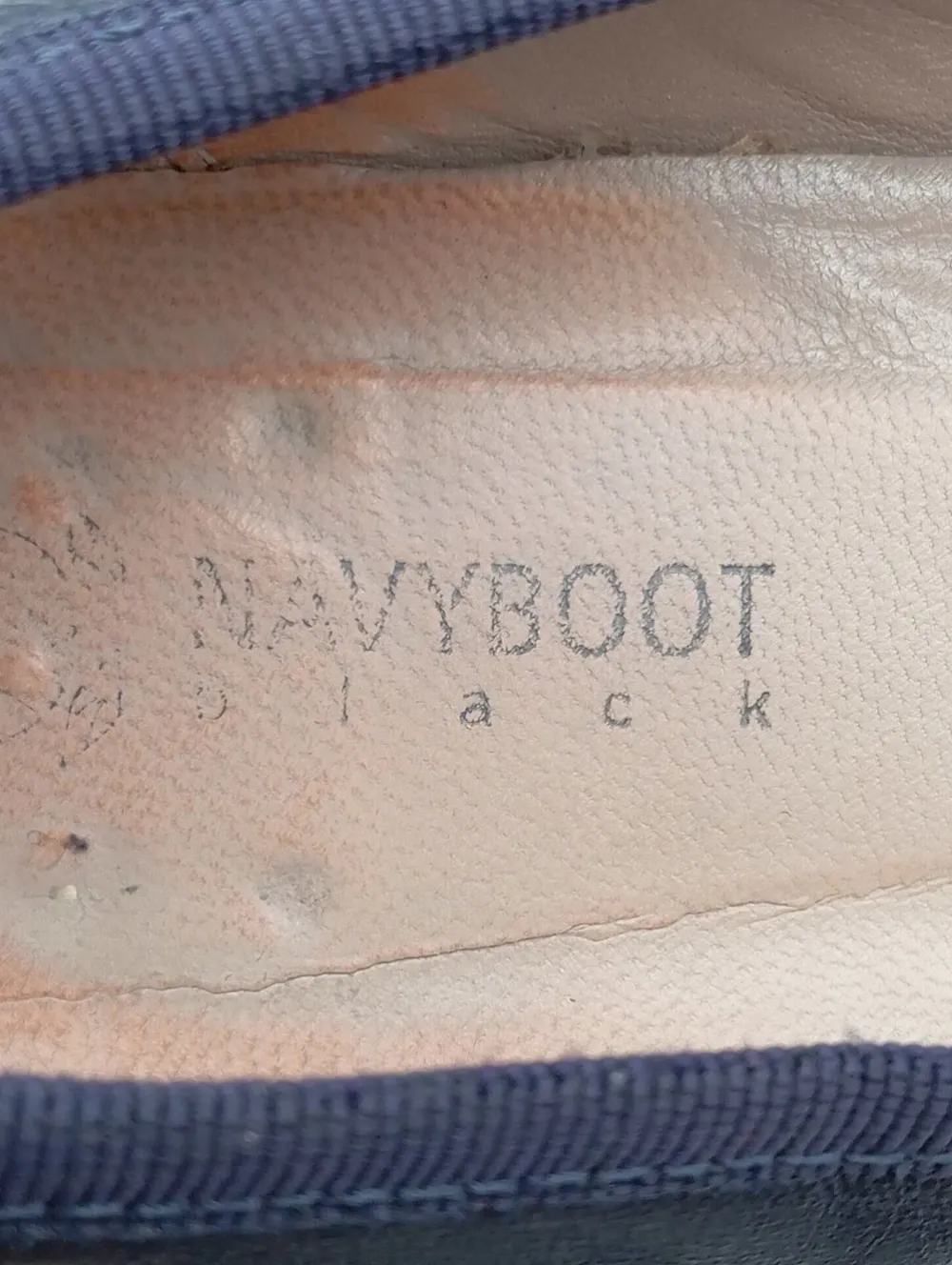 Mokassins Größe 39-Navyboot Hot