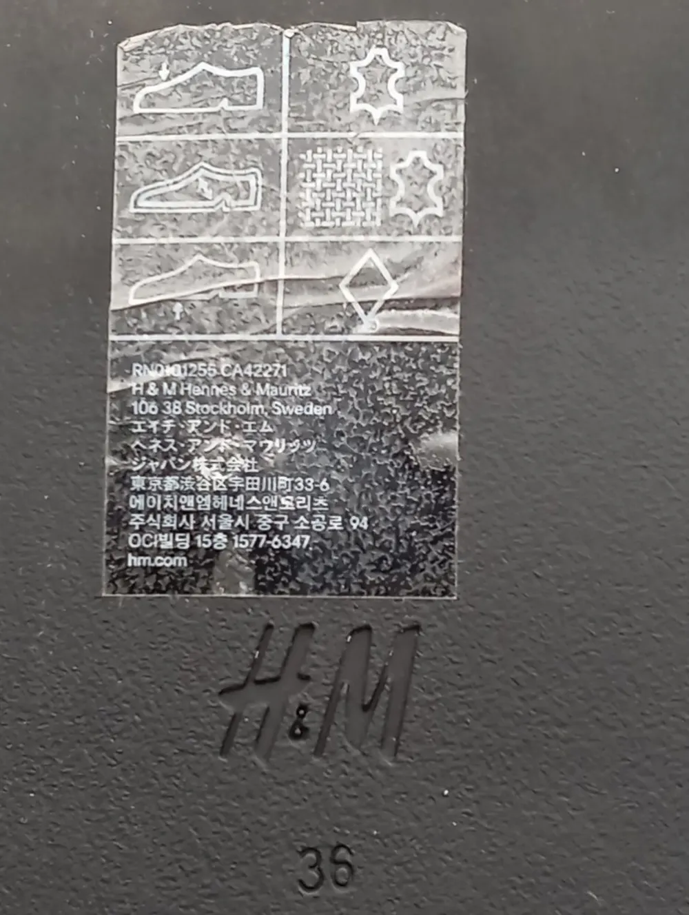 Mokassins>H&M Mokassins Größe 36 schwarz