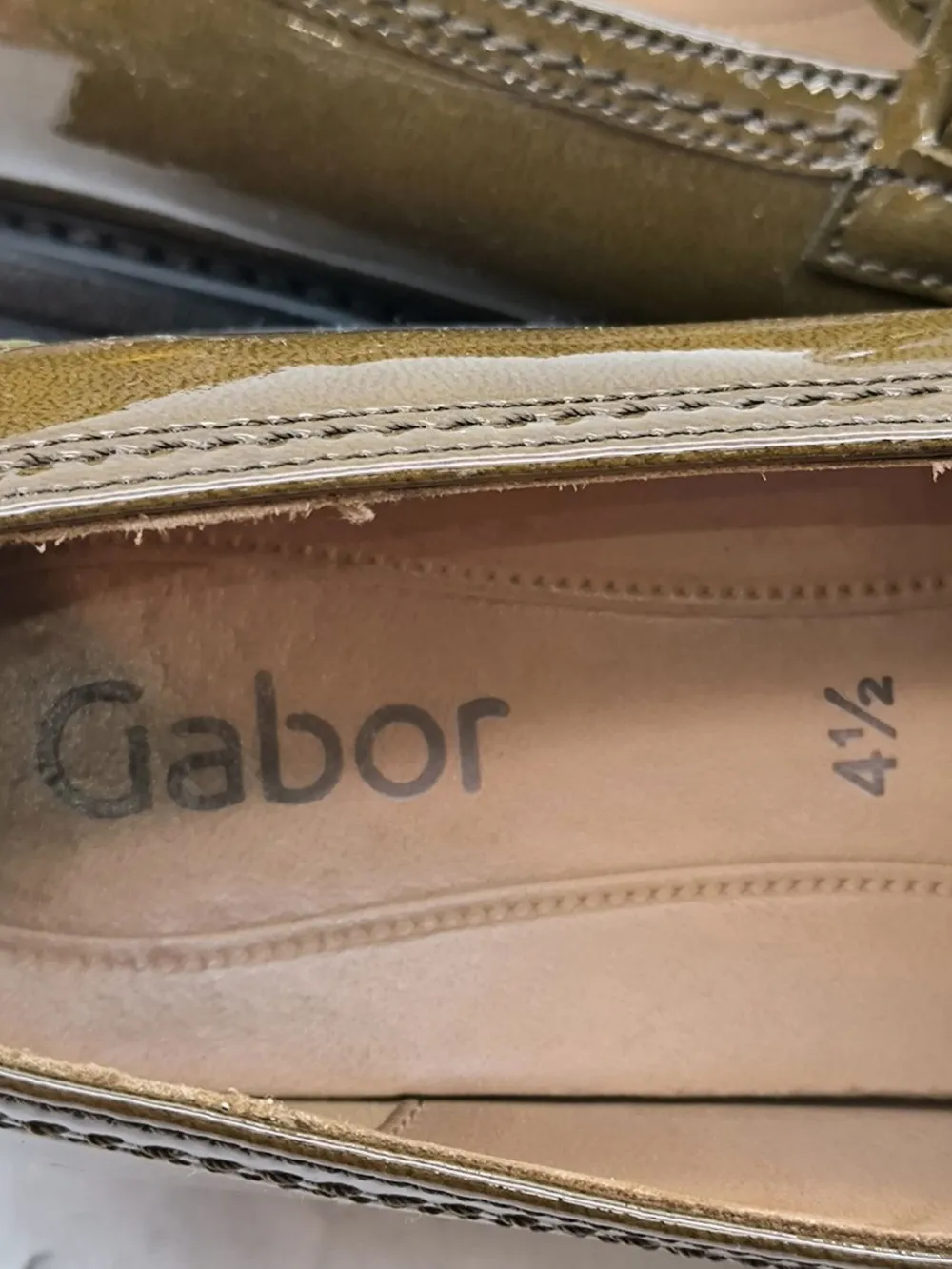 Mokassins>Gabor Mokassins Größe 37 bronzefarben