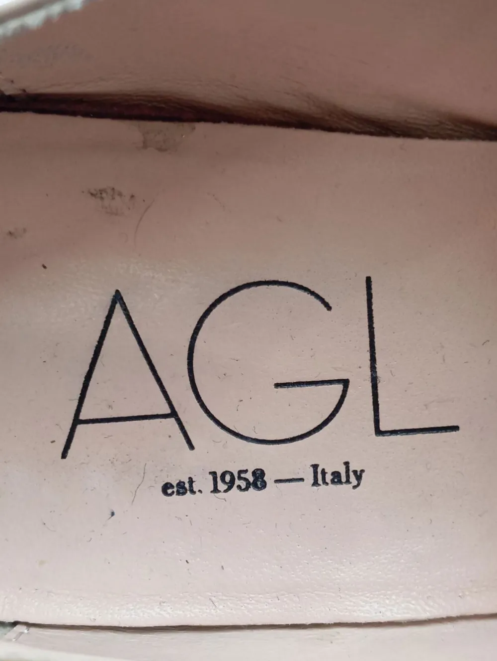 Mokassins>AGL Mokassins Größe 36,5 creme