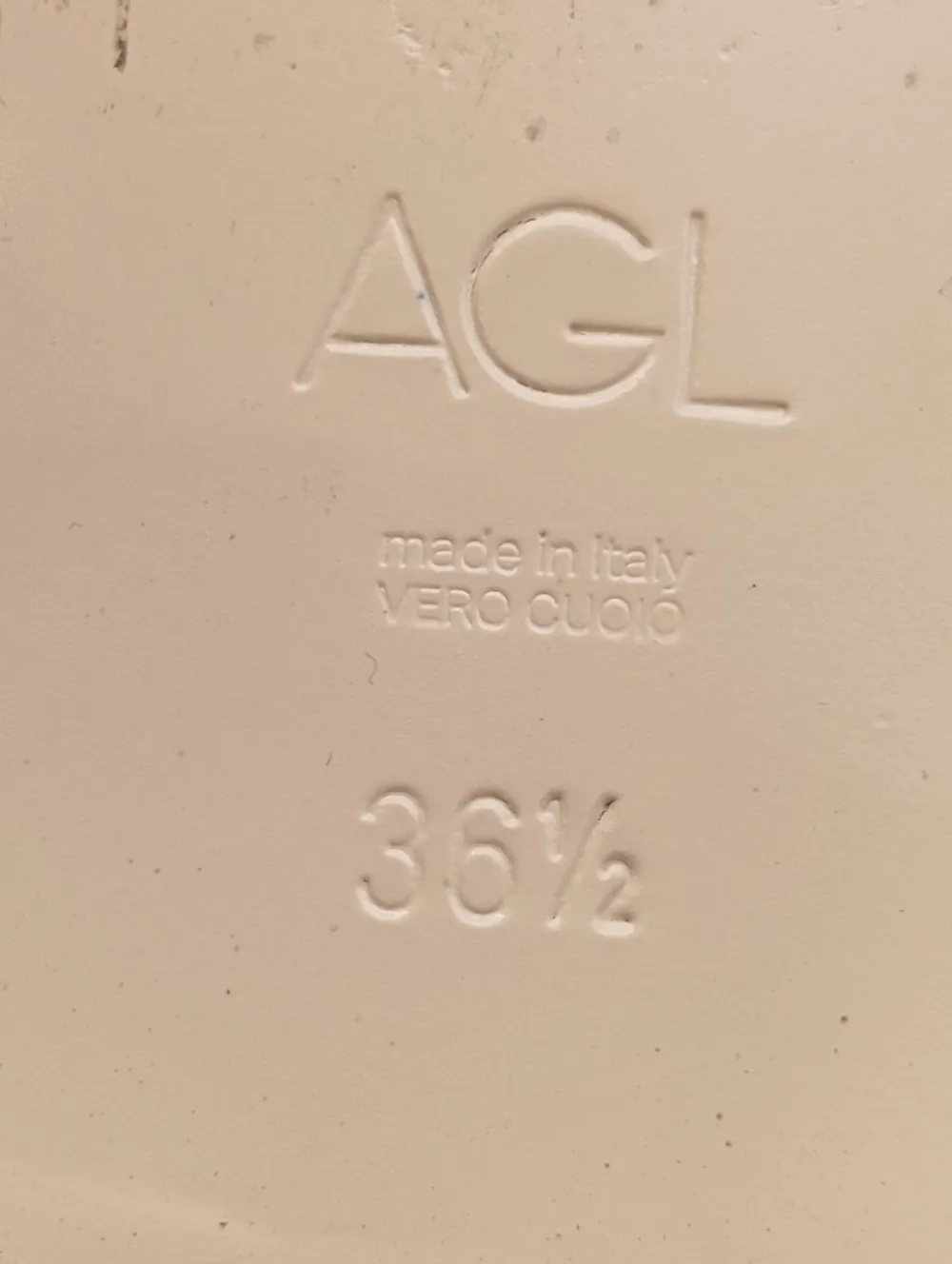 Mokassins>AGL Mokassins Größe 36,5 creme