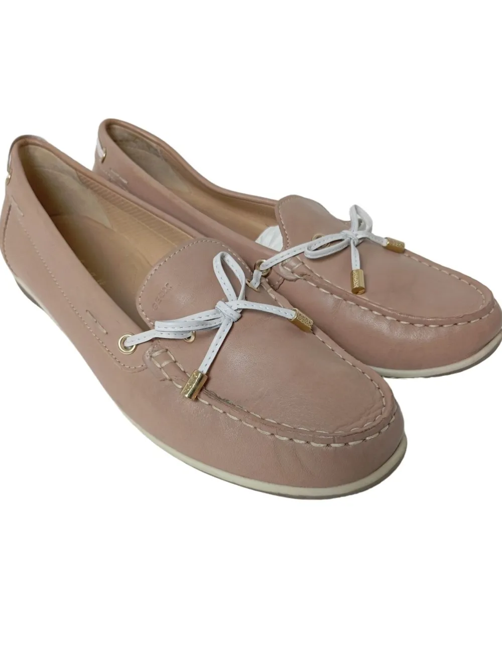 Mokassins>Geox Respira Mokassins Größe 41 beigewollweiß