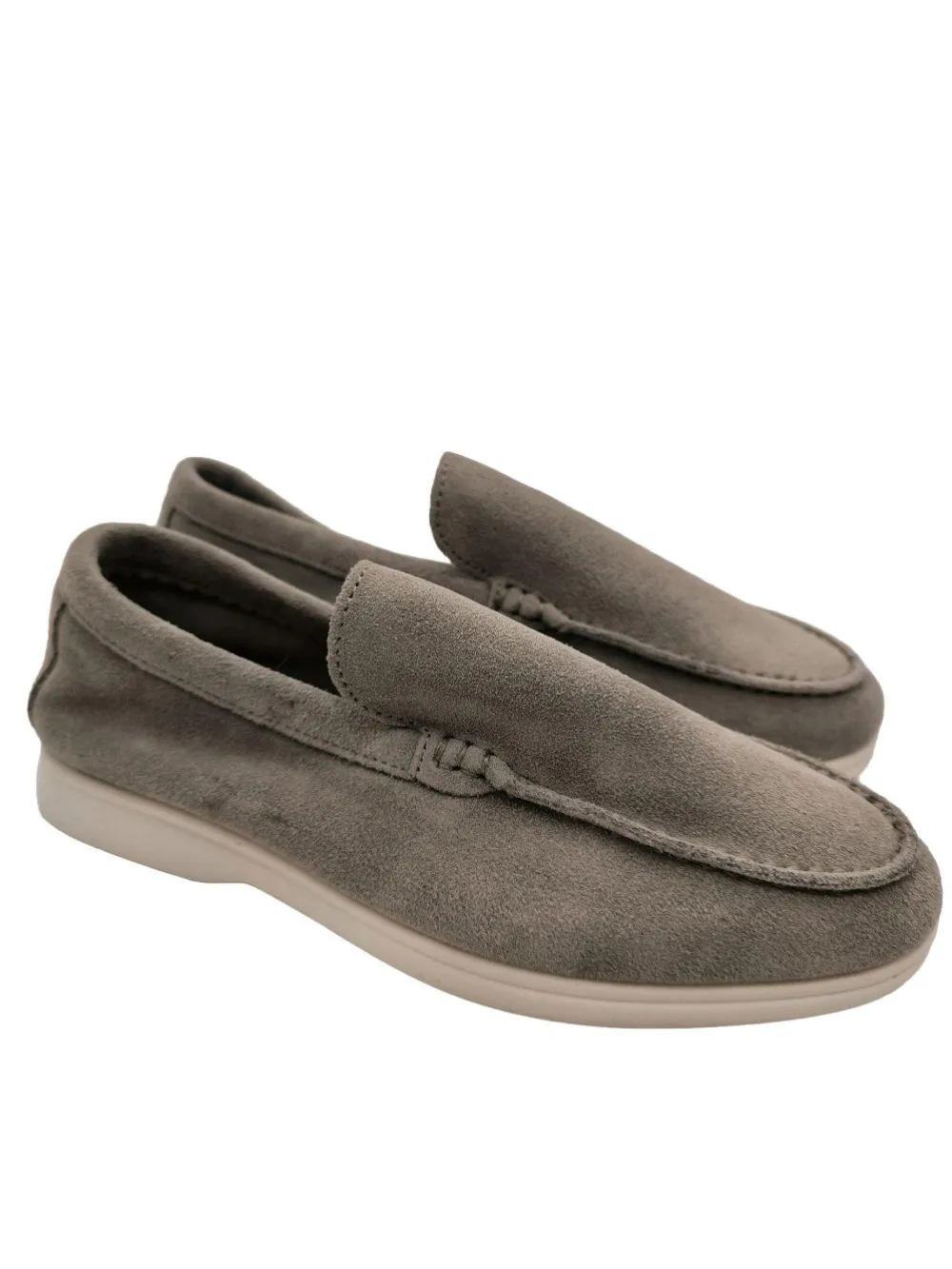 Mokassins>Loro Piana Mokassins Größe 35 hellgrau