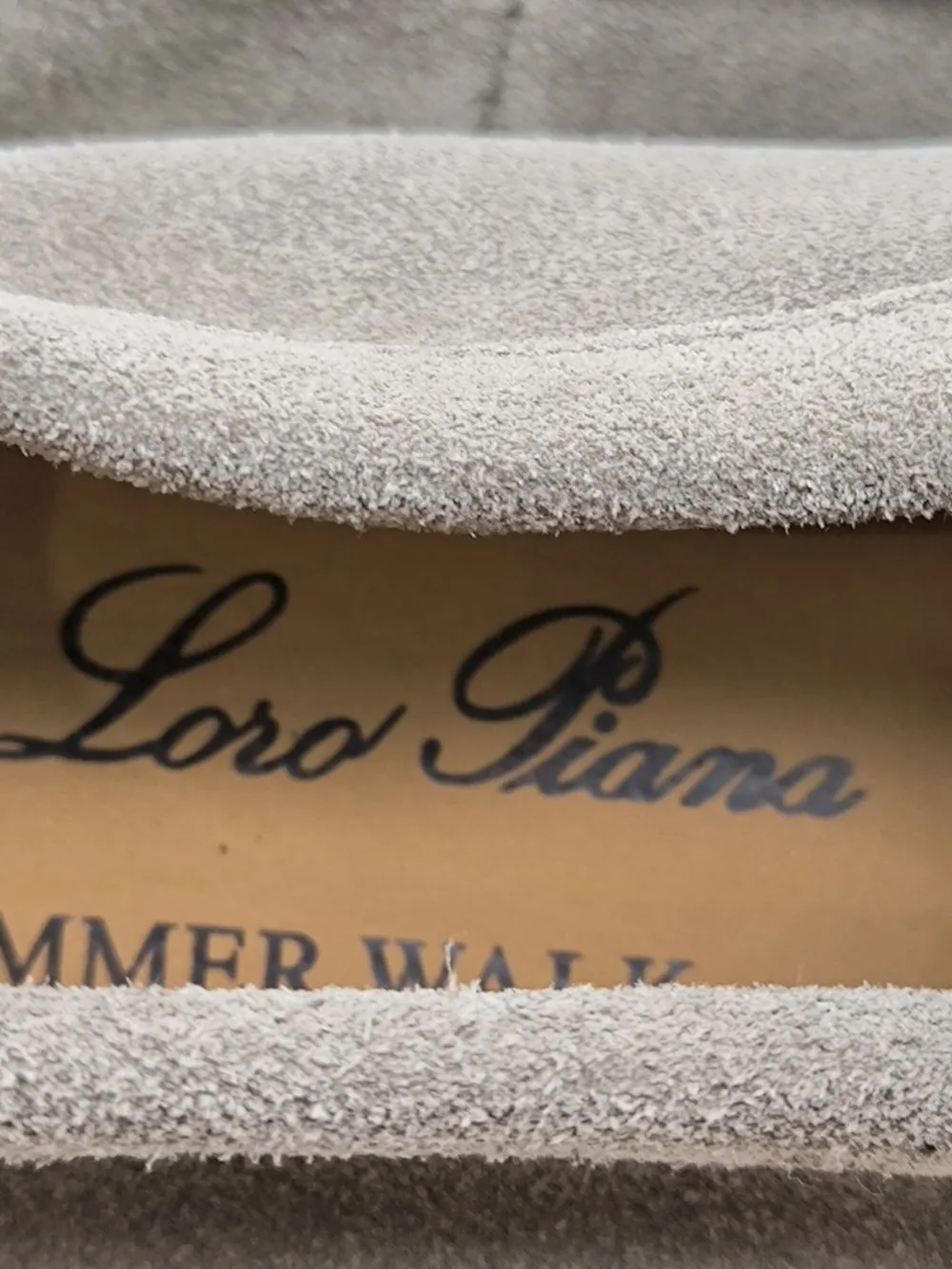 Mokassins>Loro Piana Mokassins Größe 35 hellgrau