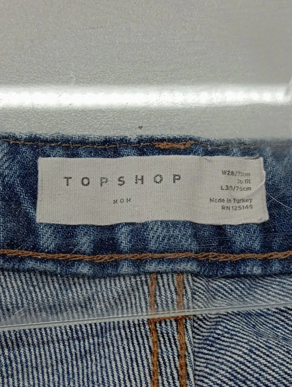 Jeans>Topshop Mom-Jeans Größe 38 blau