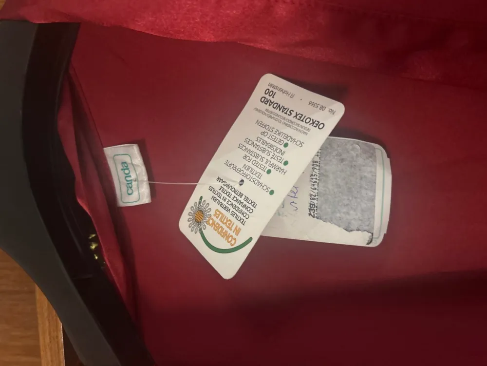 Homewear> Morgenmantel Größe 38 rot