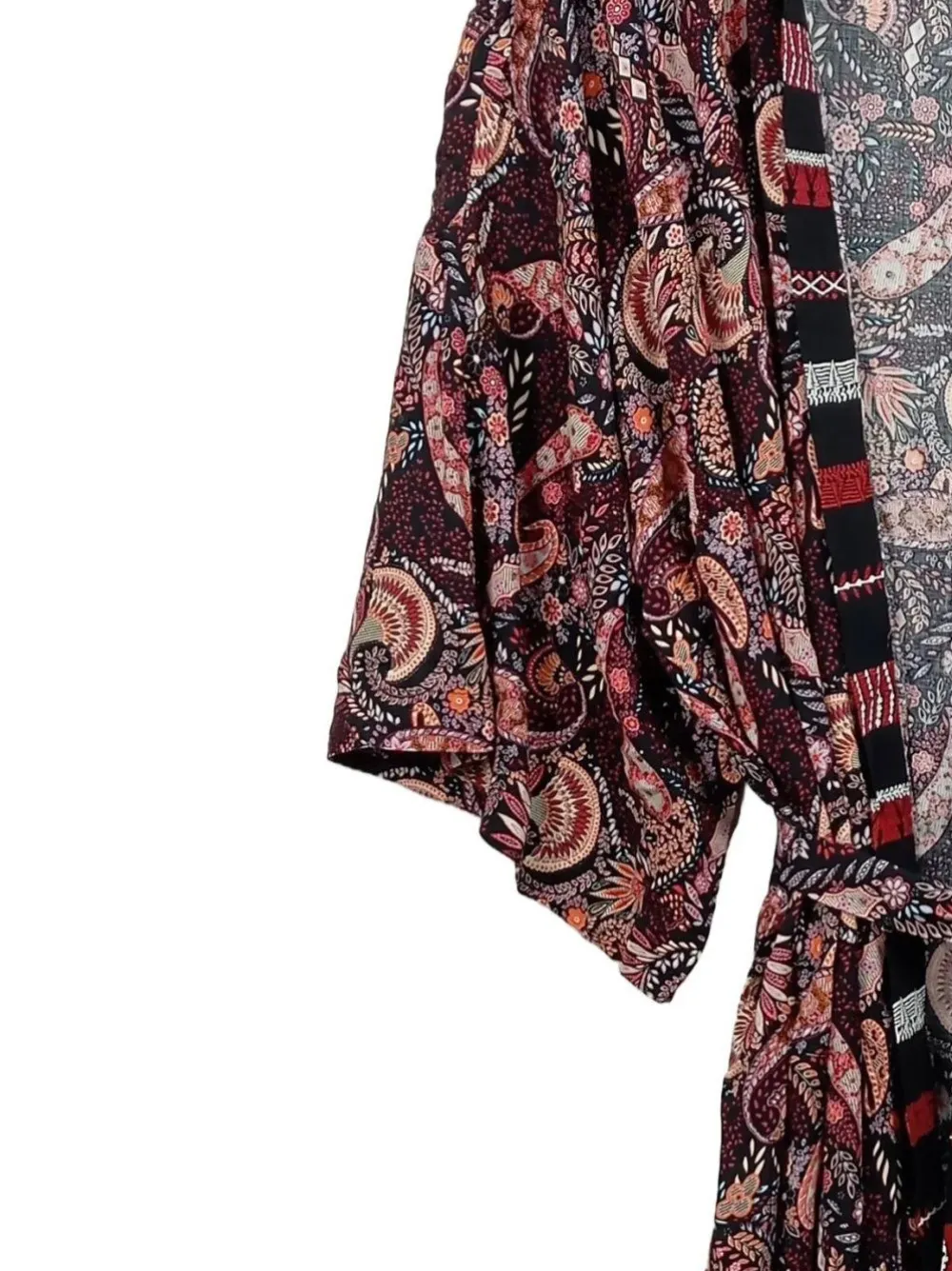 Homewear>Ulla Popken Morgenmantel Größe 58 mehrfarbig