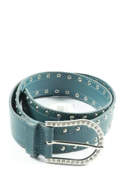 Gürtel>bpc selection Nietengürtel Größe 80 blausilberfarben