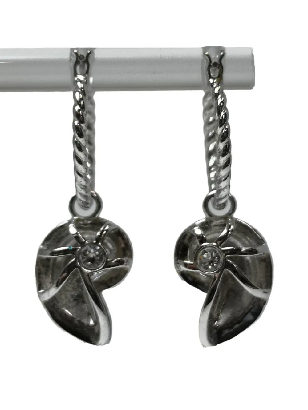 Ohrringe>Swarovski Ohrhänger silberfarben