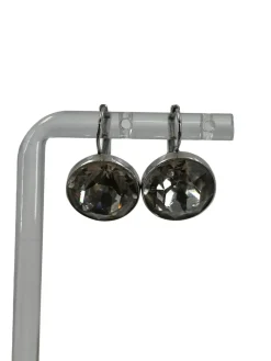 Ohrringe>Swarovski Ohrhänger silberfarben