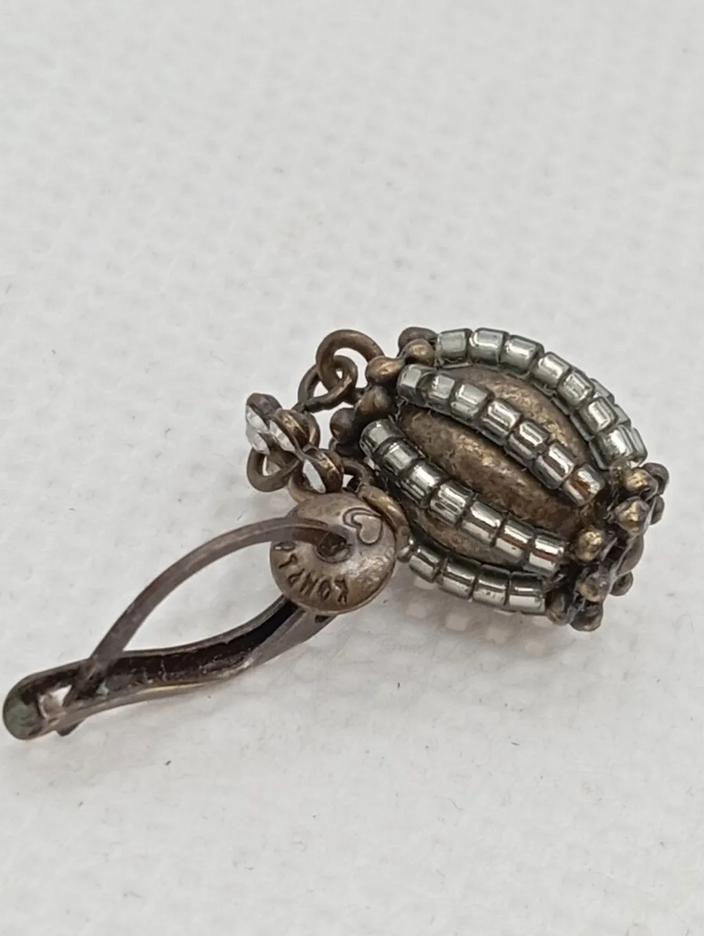 Ohrringe>Konplott Ohrhänger bronzefarbensilberfarben