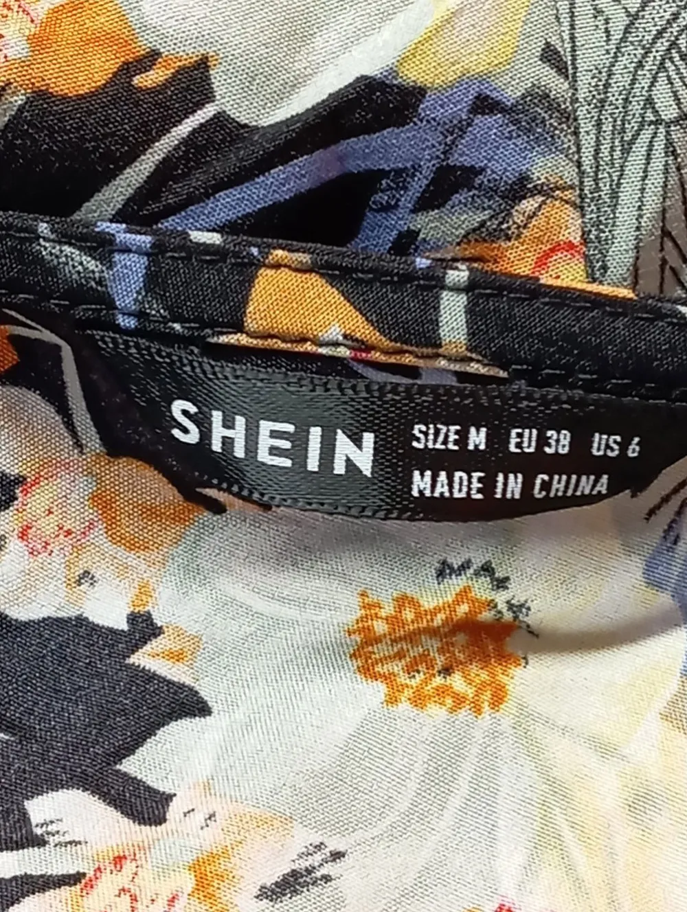 One-Shoulder-Kleid Größe 38-SheIn New