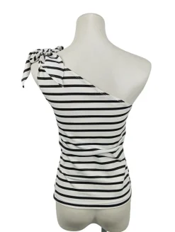 Tops>Maple Leaf One-Shoulder-Top Größe 38 weißschwarz