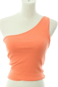 Tops>Hollister One-Shoulder-Top Größe 36 hellorange