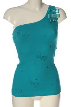 Tops>miss gold One-Shoulder-Top Größe 36 türkis