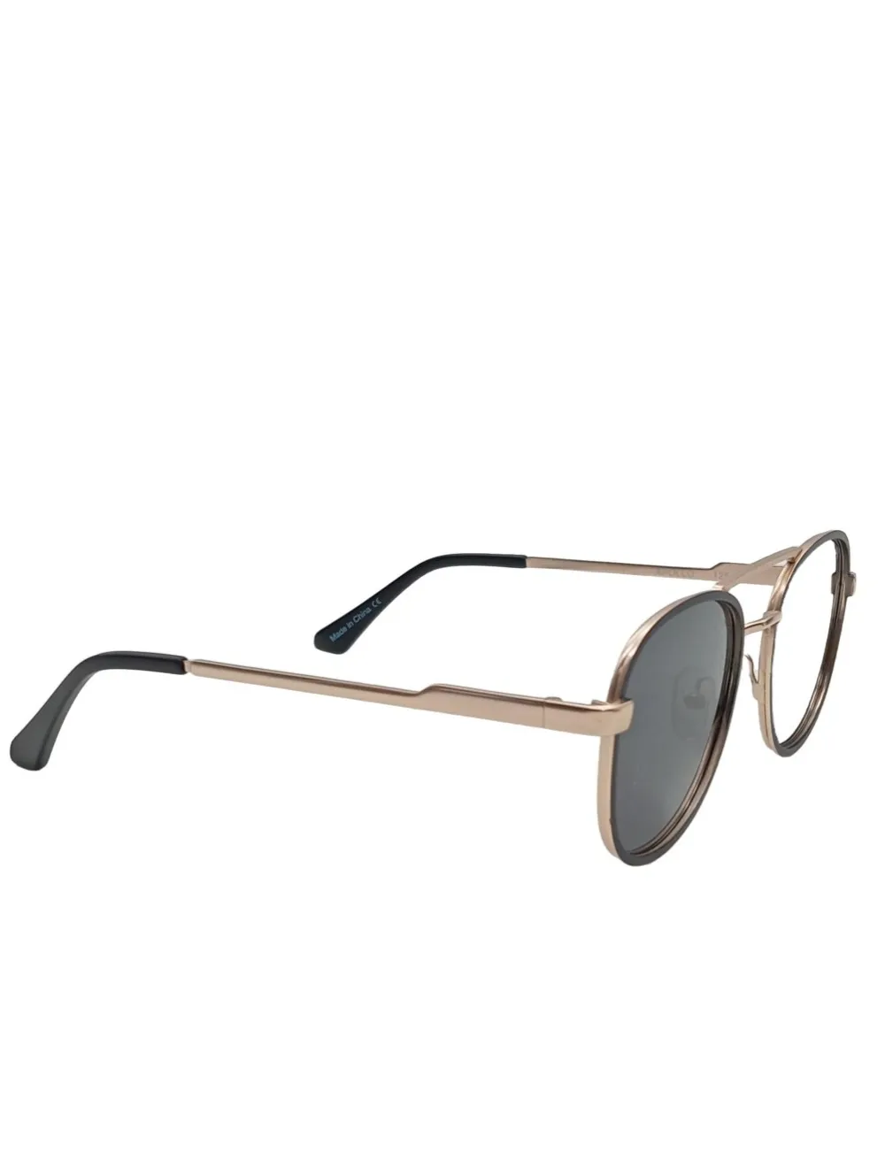 Sonnenbrillen>Quay ovale Sonnenbrille goldfarbenschwarz