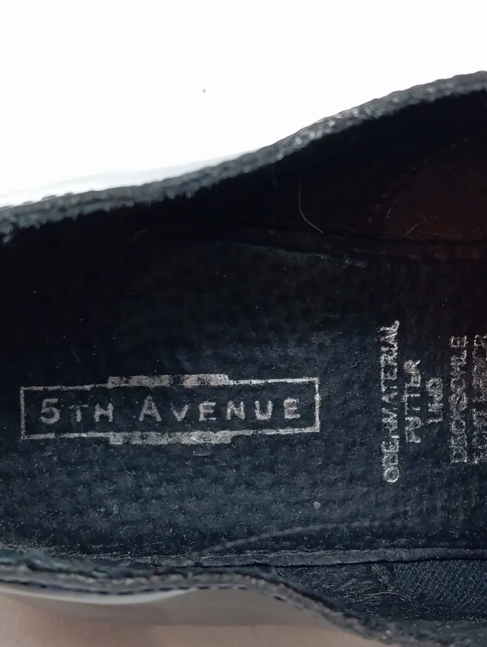 Businessschuhe>5th Avenue Oxford Größe 39 schwarz