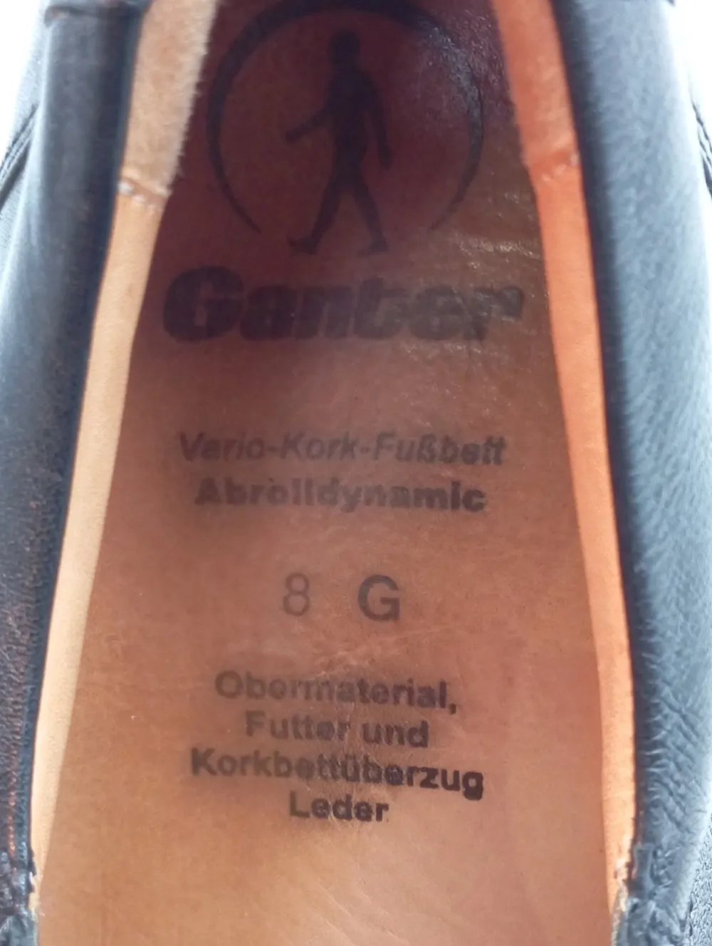 Businessschuhe>Ganter Oxford Größe 42 schwarz