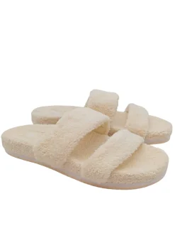 Hausschuhe>Reef Pantoffeln Größe 36 hellgelb