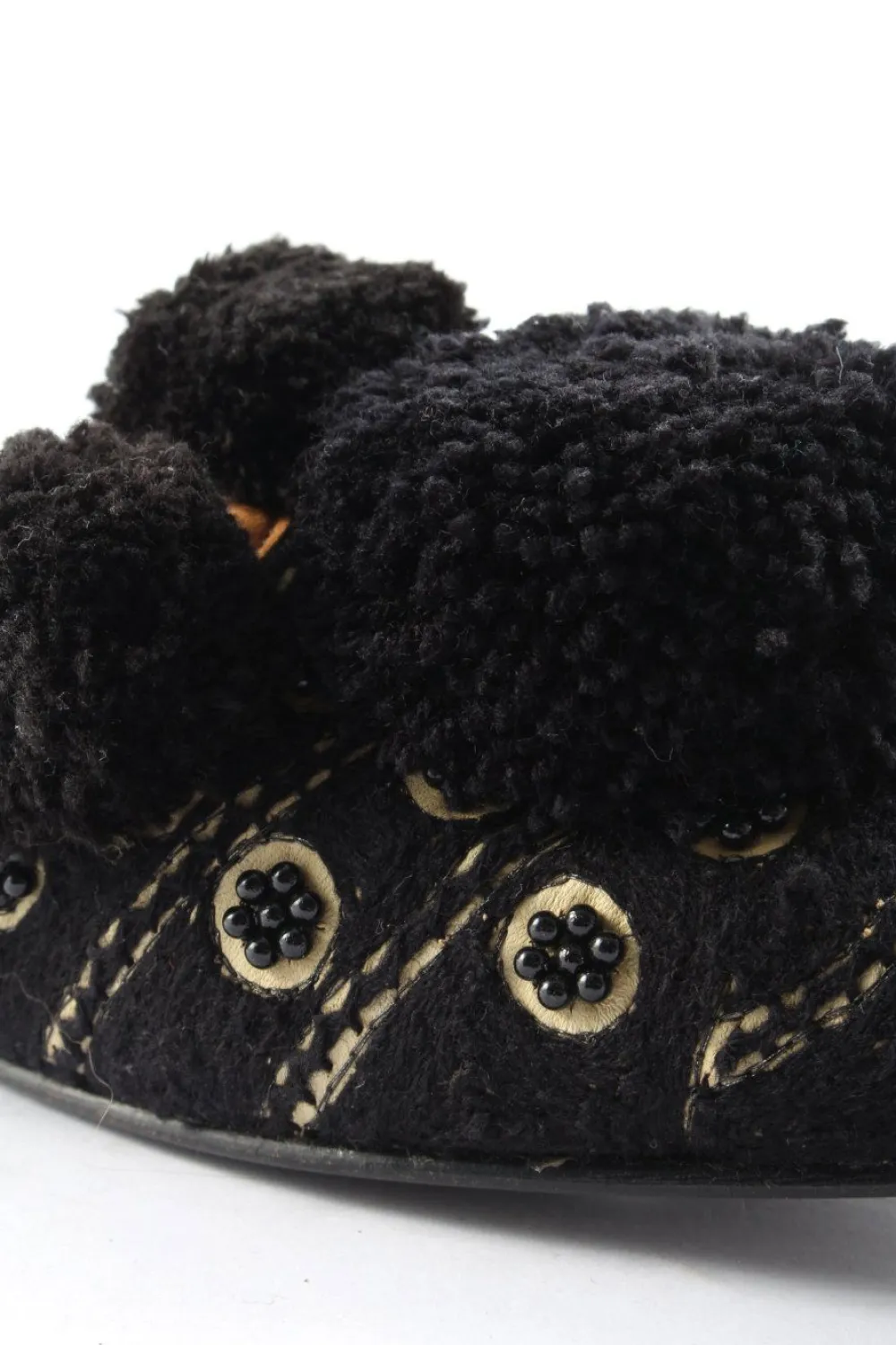 Hausschuhe>Figue Pantoffeln Größe 40,5 schwarz