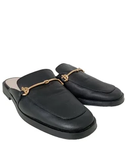 Hausschuhe>Charles & Keith Pantoffeln Größe 39 schwarz