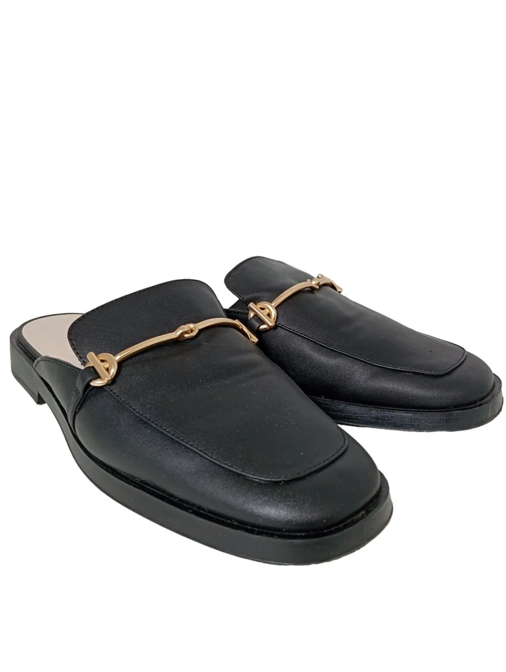 Hausschuhe>Charles & Keith Pantoffeln Größe 39 schwarz