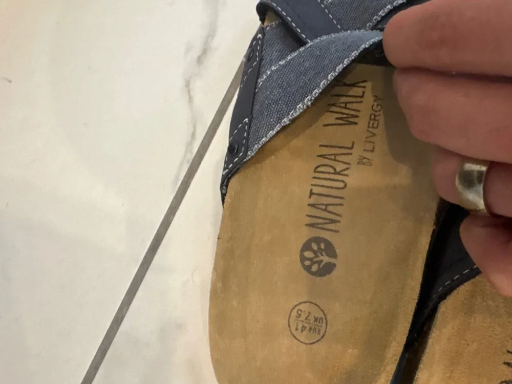 Pantoletten> Pantoletten Größe 41 blau