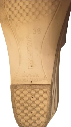 Pantoletten> Pantoletten Größe 38 beige