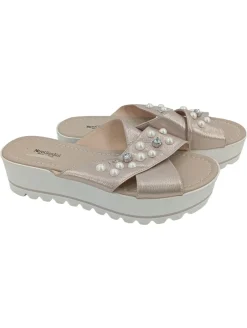 Pantoletten> Pantoletten Größe 39 goldfarben