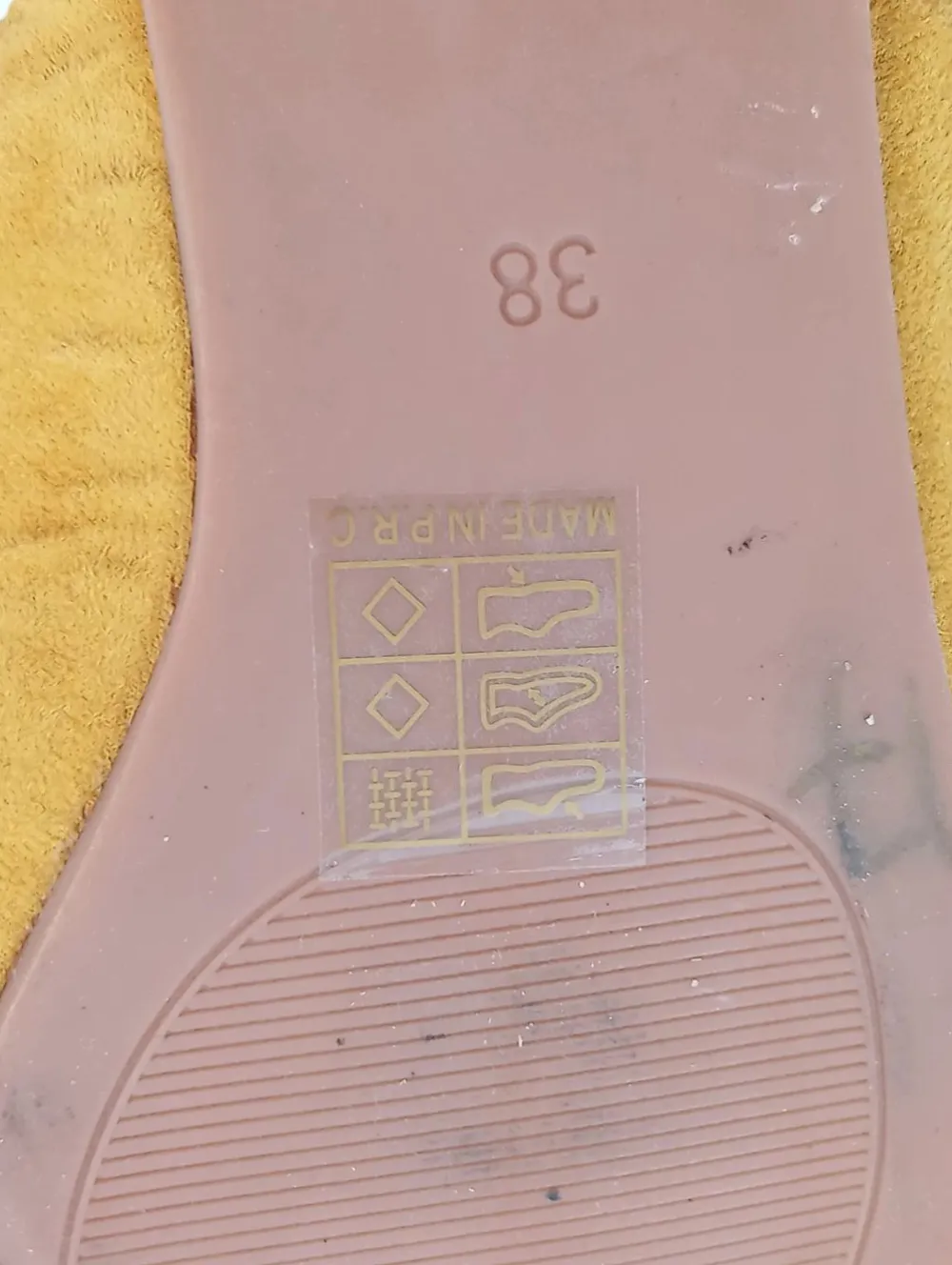 Pantoletten> Pantoletten Größe 38 gelb