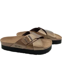 Pantoletten> Pantoletten Größe 40 goldfarben