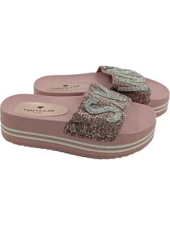 Pantoletten>Tom Tailor Pantoletten Größe 38 rosa