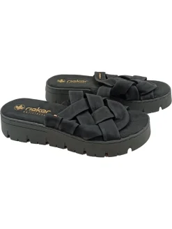 Pantoletten>Rieker Pantoletten Größe 41 schwarz