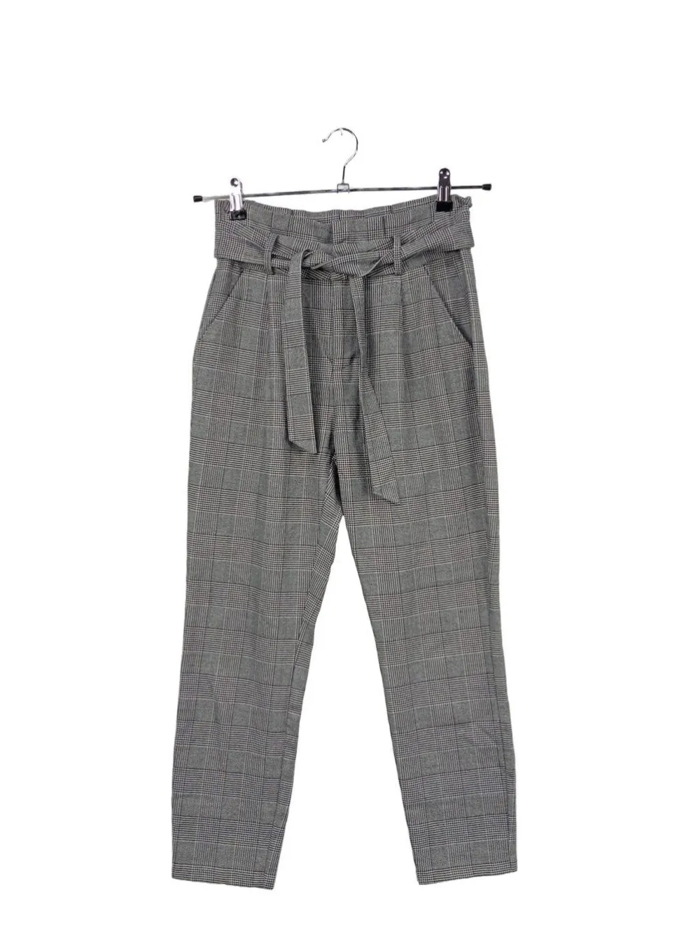 Hosen>Vero Moda Paperbag-Hose Größe 36 hellgrauschwarz