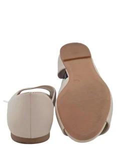 Ballerinas>Graceland Peeptoe Ballerinas Größe 37 wollweiß