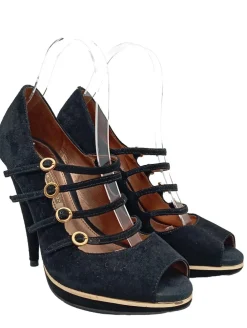 Pumps>Buffalo London Peeptoe Pumps Größe 38 blau