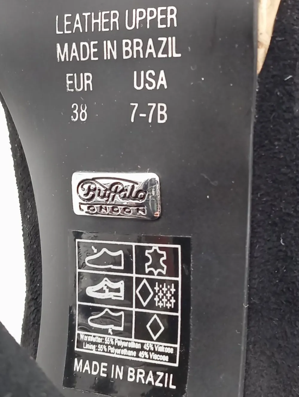 Pumps>Buffalo London Peeptoe Pumps Größe 38 blau