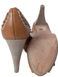 Peeptoe Pumps Größe 37-Cafu00e8noir Outlet