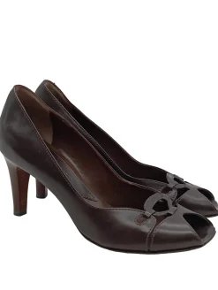 Peeptoe Pumps Größe 36-Renu00e9 Lezard New