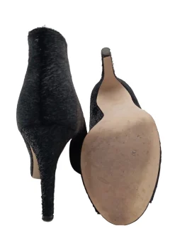 Peeptoe-Stiefeletten Größe 37-David Tyler New