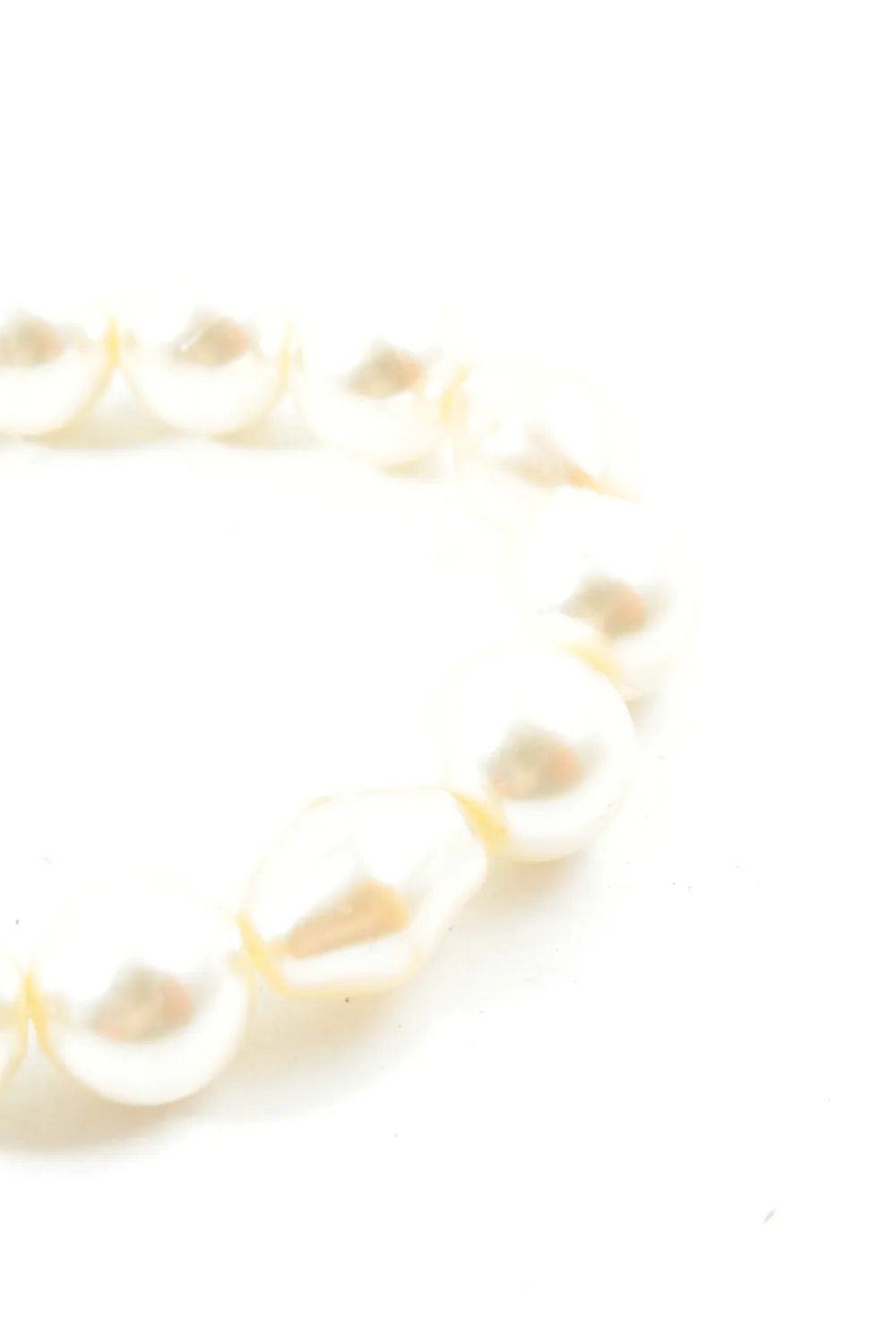 Armschmuck>Dyrberg/Kern Perlenarmschmuck wollweißsilberfarben