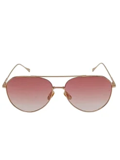 Sonnenbrillen>diff Pilot Brille goldfarben
