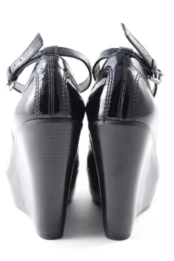 Plateau-Pumps Größe 38,5-Renu00e9 Lezard Discount