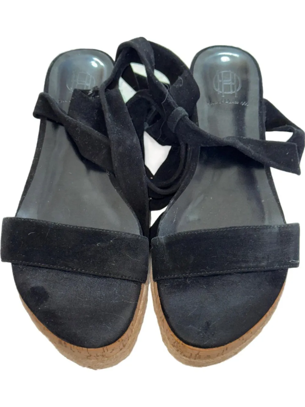 Sandalen> Plateau-Sandalen Größe 38 schwarz