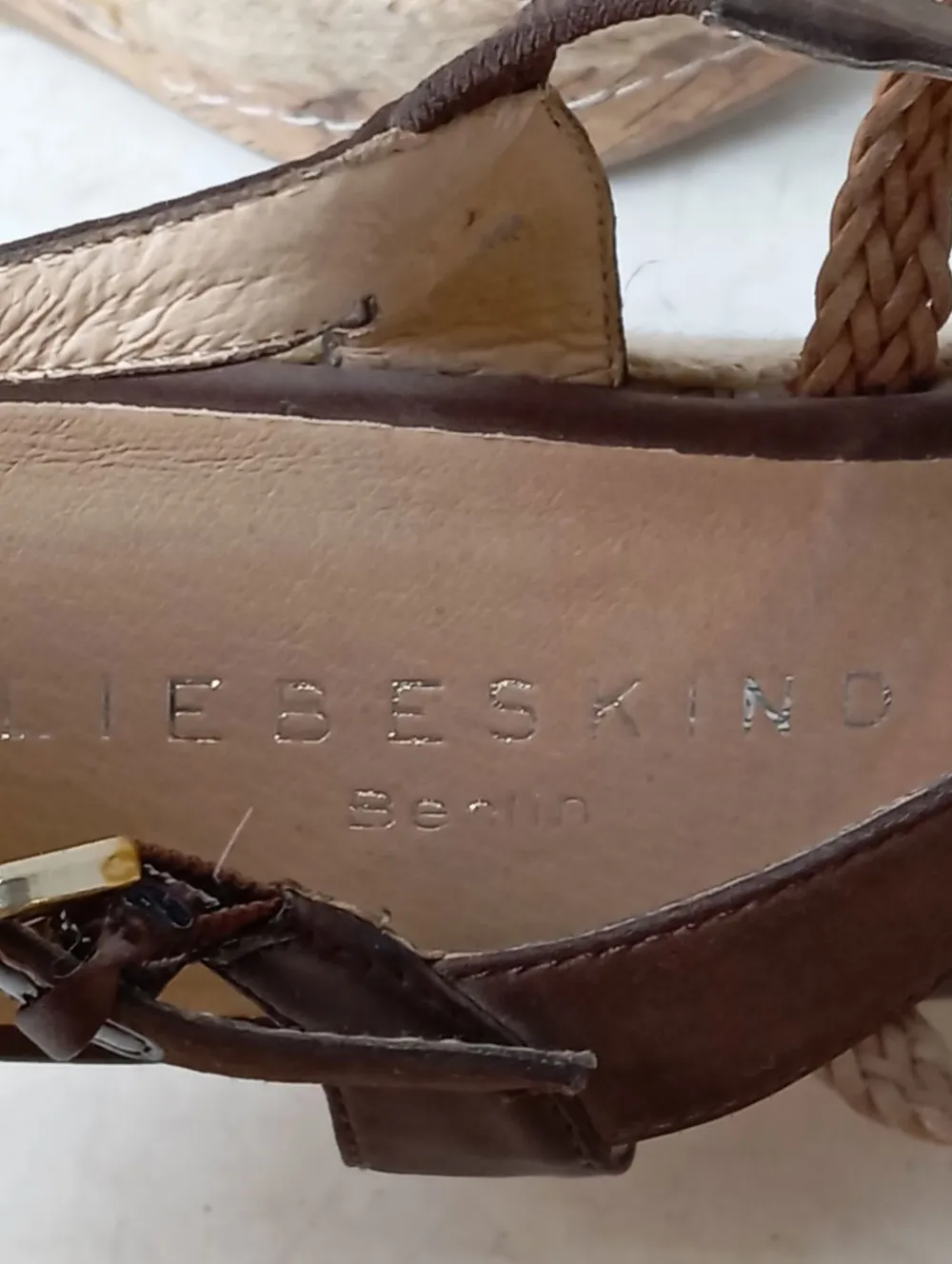 Sandalen>Liebeskind Berlin Plateau-Sandalen Größe 39