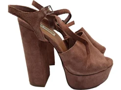 Sandalen> Plateau-Sandalen Größe 37 braun