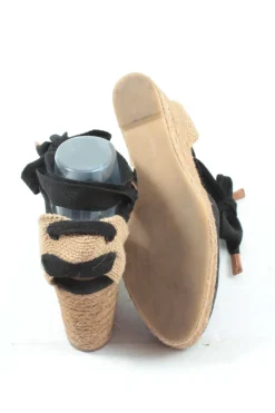 Sandaletten>Uterqu00fce Plateau-Sandaletten Größe 39 schwarz