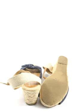 Sandaletten>WalkX Plateau-Sandaletten Größe 38 blaucreme